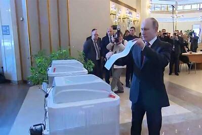 Ucrania pide a la comunidad internacional rechazar resultados de elección presidencial en Rusia