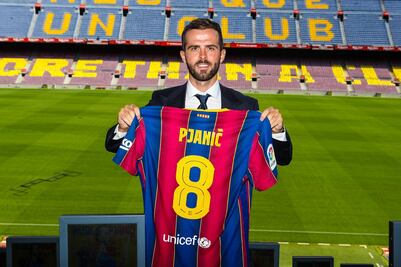 FC Barcelona presenta a Miralem Pjanic como nuevo refuerzo