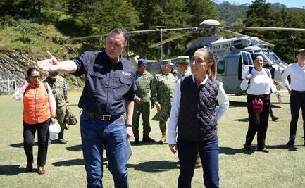 Sheinbaum inicia en Querétaro segundo día de recorrido tras lluvias; “hay presupuesto para apoyar a familias”, afirma