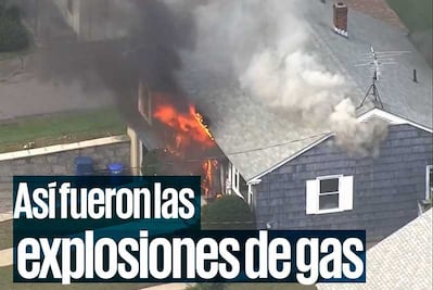 Así fueron las explosiones de gas en EU; reportan heridos