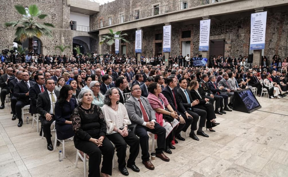 Asistentes al evento donde Ernestina Godoy presentó su Plan de Procuración de Justicia 2026-2029 (17/04/2026). Foto: Gabriel Pano / EL UNIVERSAL