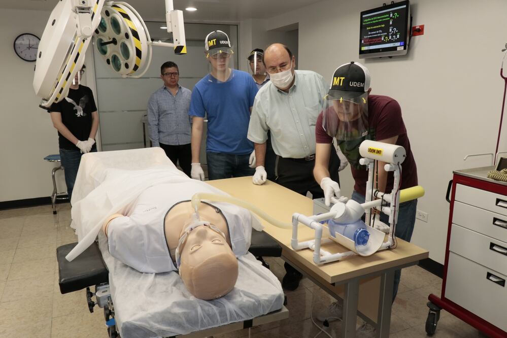 Mexicanos crean respirador que trabaja sin energía eléctrica