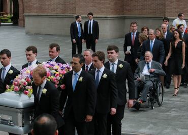 Expresidentes, familiares y amigos se despiden de Barbara Bush en funeral en Houston