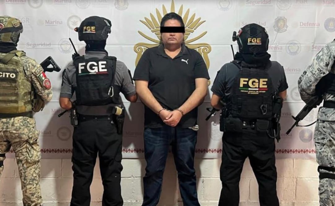Es detenido Said “N”, comisario municipal de Xaltianguis, por su presunta implicación en el homicidio de un elemento de la Guardia Nacional (15/09/2026) Foto: @FGEGuerrero
