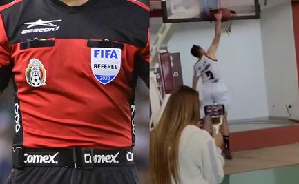 Árbitro de la Liga MX participa en juego de basquetbol, en plena crisis arbitral