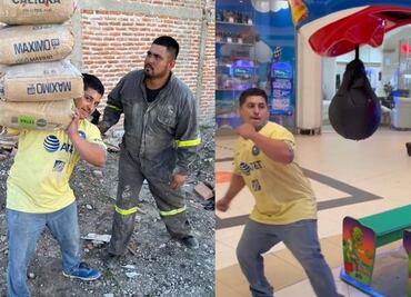 El albañil más viral de TikTok mide su fuerza contra un mecánico