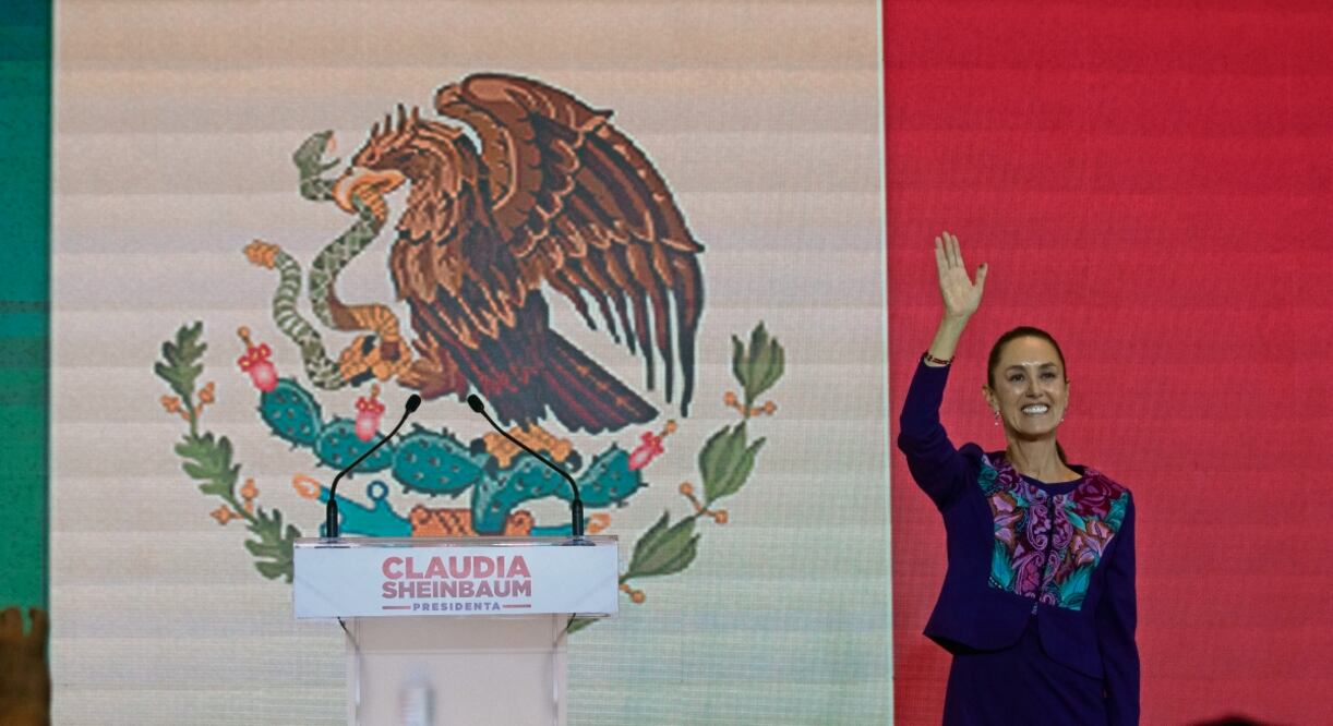 Tras haber ganado las elecciones, Claudia Sheinbaum Pardo será la decimonovena presidenta en países de América. Foto: Francisco Rodríguez | El Universal