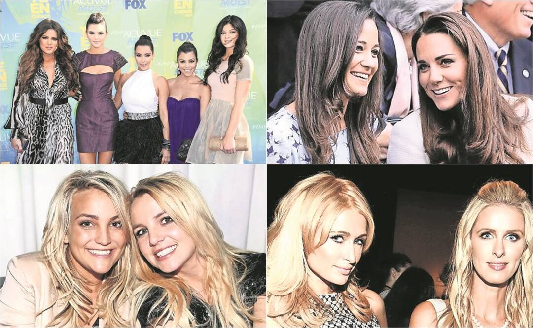 Hermanas famosas, ¿hermanos? ¡Ni pele!