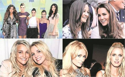 Hermanas famosas, ¿hermanos? ¡Ni pele!