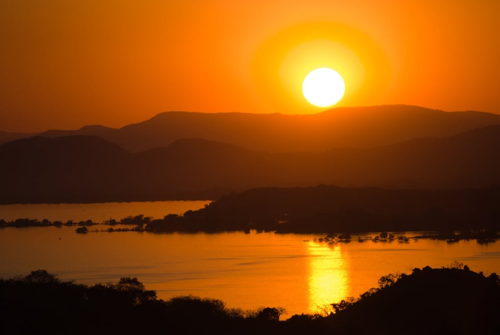 Amanecer en la isla de Mezcala. Foto: Cortesía Secretaria de Turismo de Jalisco
