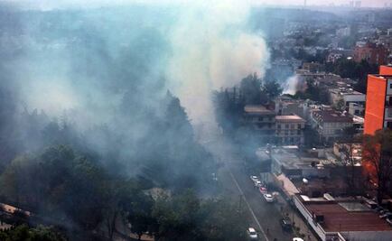 Reportan incendio en la delegación Benito Juárez