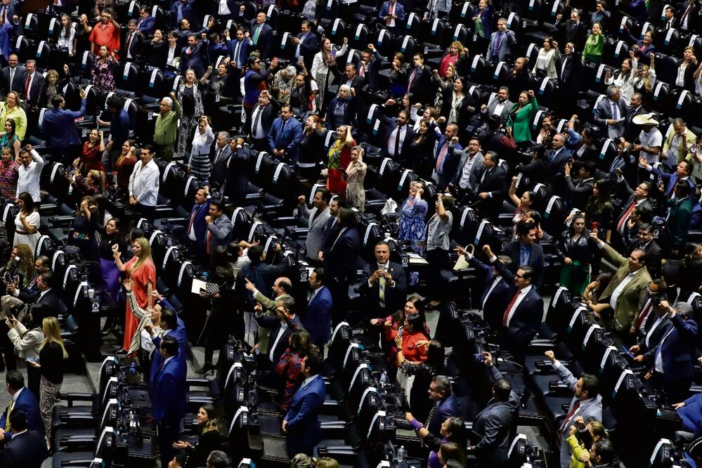 La sesión del Congreso se centró en la contienda electoral del próximo año. Foto: Fernanda Rojas / El Universal