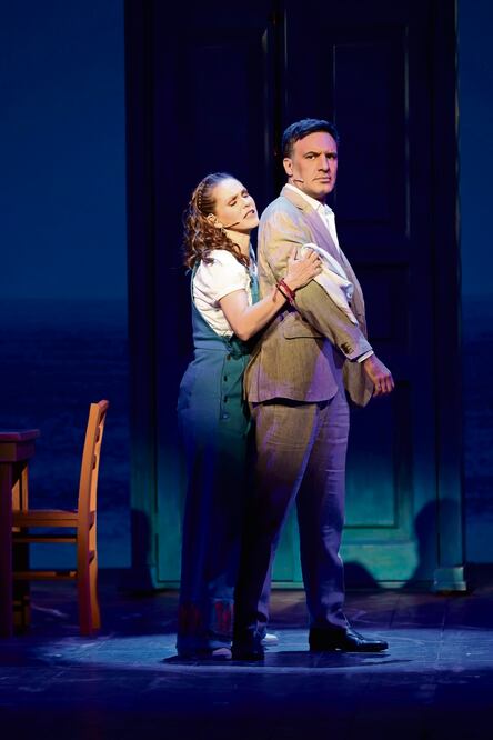 Kika Edgar comparte créditos con Alejandro de la Madrid en el musical, que se presenta en el Teatro de los Insurgentes. Foto: Prensa Danna