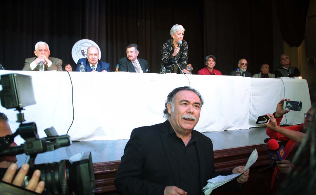 Jesús Ochoa en La casa del actor donde se armó un zafarrancho. Foto: Clasos