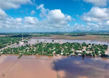 Evalúan los daños que dejó depresión tropical en Sinaloa