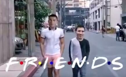 Messi y Cristiano Ronaldo son 'Friends' en una parodia 