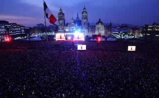Concierto de 31 minutos en el Zócalo es todo un éxito; Clara Brugada reporta más de 200 mil asistentes