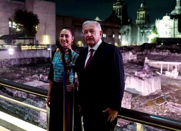 Estoy muy contento, tranquilo: AMLO al asegurar que Sheinbaum es muy buena dirigente