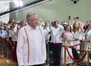 “Vamos a entregar un buen sistema de salud pública”, dice AMLO en su Quinto Informe de Gobierno