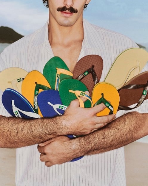 Las flip flops Havaianas en varios colores. Foto: Especial
