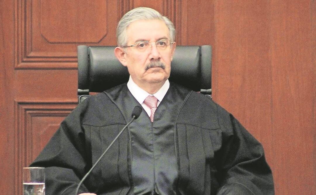 Luis María Aguilar Morales, ministro de la Corte, presentó el proyecto para retirar la prisión preventiva oficiosa de los procesos judiciales. Foto: Archivo EL UNIVERSAL 