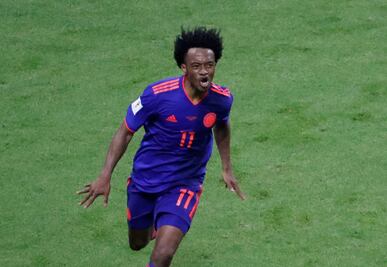 ​Juan Cuadrado anota el Polonia 0-3 Colombia