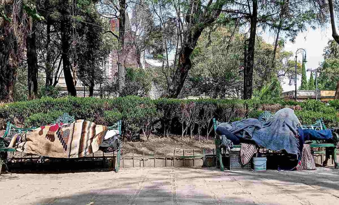 Autoridad del Centro Histórico diseña estrategia para reubicar a las personas en situación de calle.
Foto: Gabriel Pano | El Universal