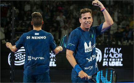 Navarro y Di Nenno advierten a sus rivales para la final del Major Premier Padel