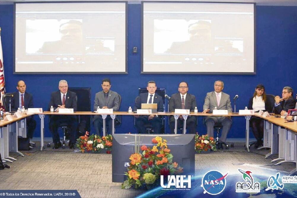 En conferencia de prensa, autoridades señalaron que la UAEH es la primera universidad pública en participar en un proyecto de tipo espacial