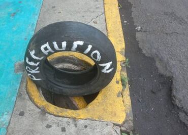 Diputados del PAN en Congreso capitalino denuncian falta de tapa en coladeras de la GAM