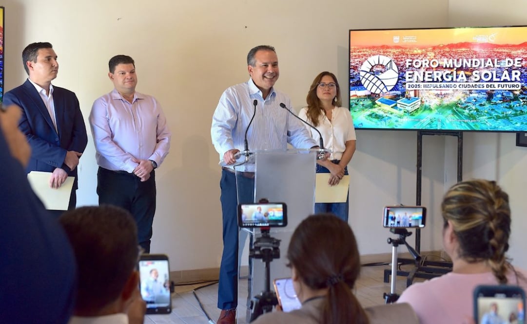 Anuncian el Cuarto Foro Mundial de Energía Solar en Hermosillo (20/08/2025)