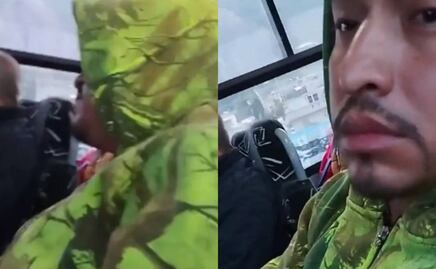 Te tengo grabado: Mujer enfrenta a sujeto que la acosó sexualmente en transporte público de Chalco, Edomex