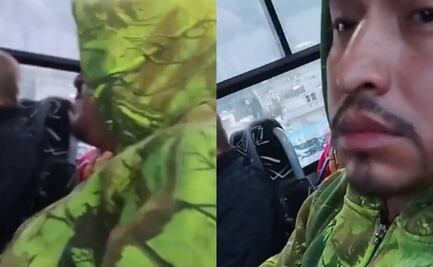 Te tengo grabado: Mujer enfrenta a sujeto que la acosó sexualmente en transporte público de Chalco, Edomex