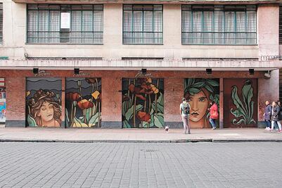 Recuperan del grafiti al Centro Histórico