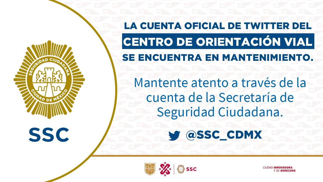 ¿Qué está pasando con la cuenta de ovial de CDMX en Twitter?
