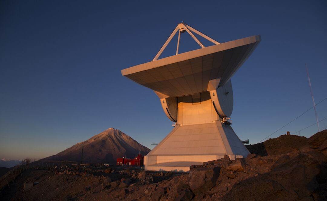 El telescopio milimétrico de Puebla. Foto: INAOE