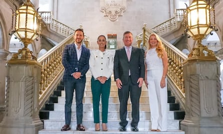 Claudia Sheinbaum se reúne con Charles Rivkin, CEO de Motion Picture Association