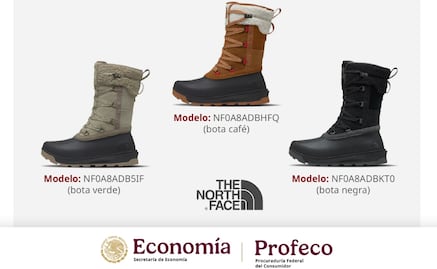 ¿Tienes unas botas impermeables de The North Face?; Profeco avisa sobre fallas en el calzado