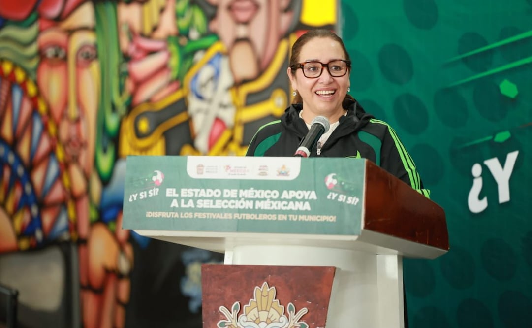 La alcaldesa Azucena Cisneros Coss informó que Ecatepec se suma al festival “Estadio de México, un destino futbolero seguro”. Foto: Especial