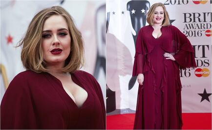 El escote de Adele se roba la atención en los Brit Awards