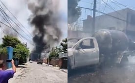 VIDEOS. Momento de terror en Cuernavaca: una pipa de gas explota y deja 21 personas heridas