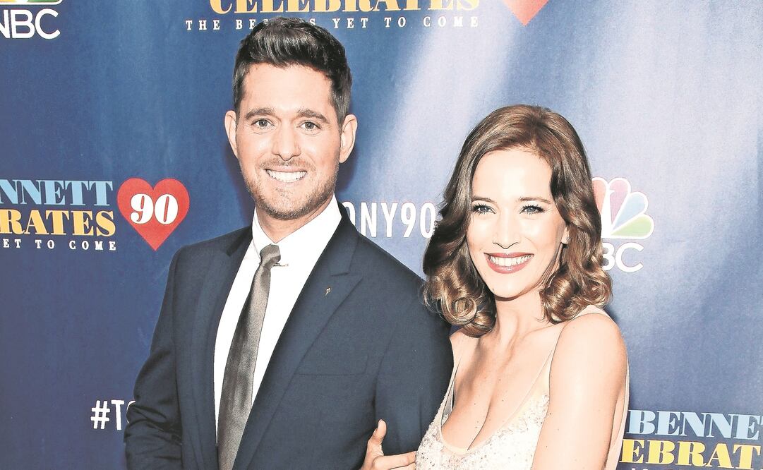 Luisana Lopilato y Michael Bublé. (Archivo. EL UNIVERSAL)