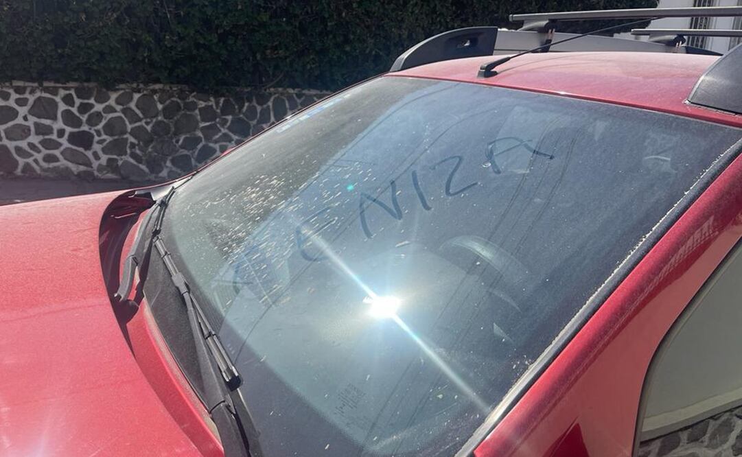 Caída de ceniza en Morelos / Foto: Justino Miranda