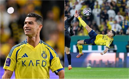 Cristiano Ronaldo marca espectacular gol de chilena en Arabia Saudita