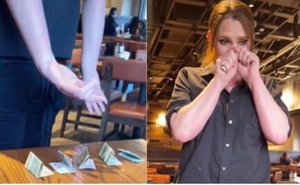 Comensal hace que mesera gane su propina con juego de azar y se hace viral en TikTok 