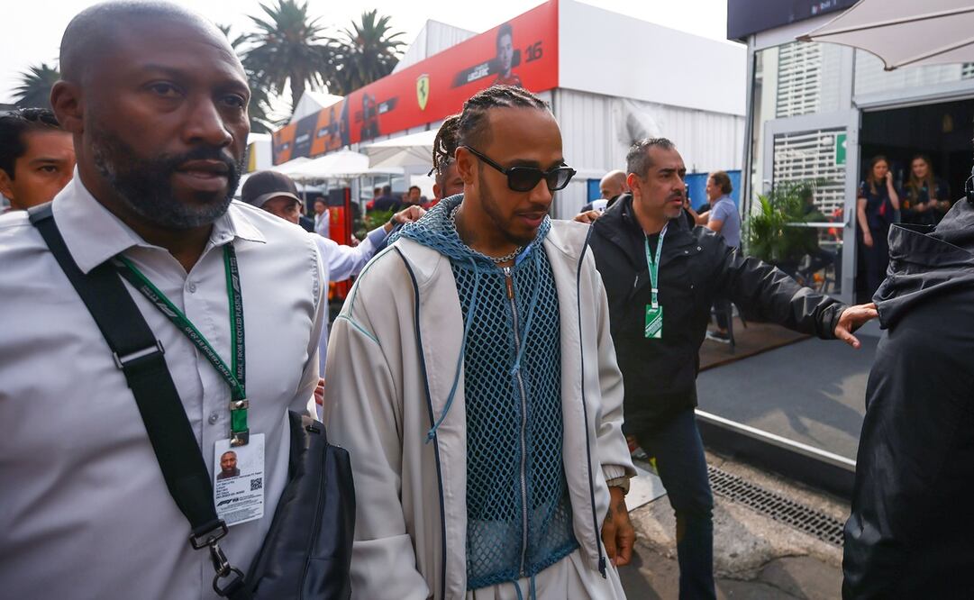 Lewis Hamilton en la zona de Paddock del Autódromo Hermanos Rodríguez - FOTO: Imago7