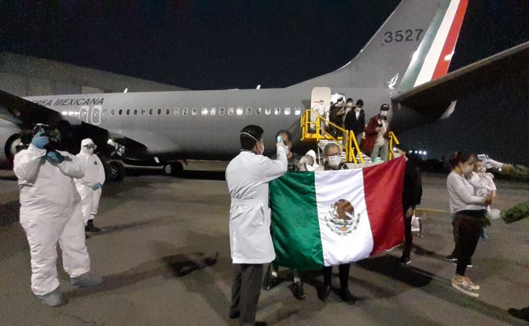 Mexico has brought home hundreds of Mexicans who were stranded abroad - Photo: Taken from the Foreign Ministry’s Twitter account