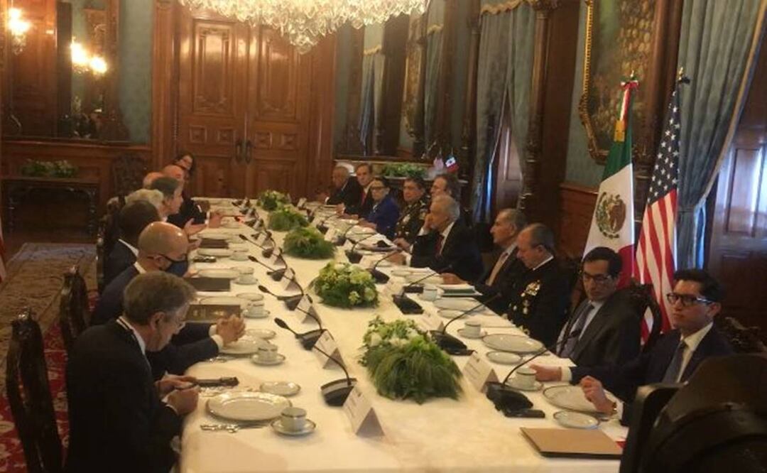 Desayunan AMLO y Antony Blinken en Palacio Nacional