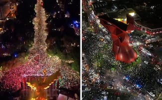 Así se vivió la fiesta total en la CDMX; un recorrido desde el Zócalo hasta la Glorieta del Coyote
