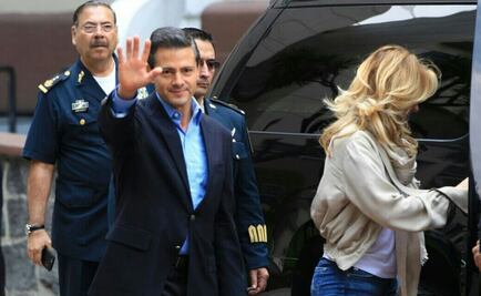 EPN deja hospital; anuncia que atenderá agenda